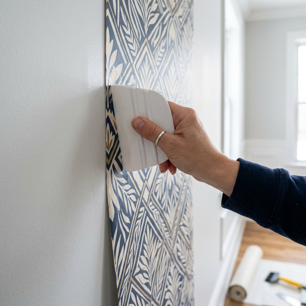 Cómo empapelar una pared con papel pintado TNT paso a paso